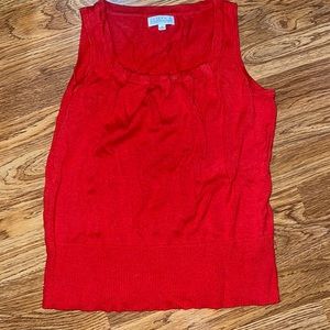 Joseph A orange tank top.